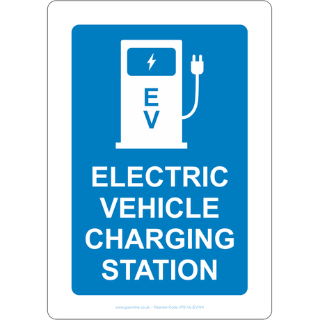 Electric Vehicle Charging Station Sign - JPS Online Ltd