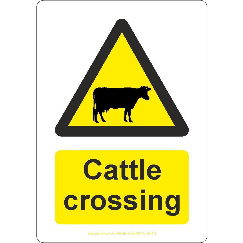 Cattle Crossing Sign - JPS Online Ltd