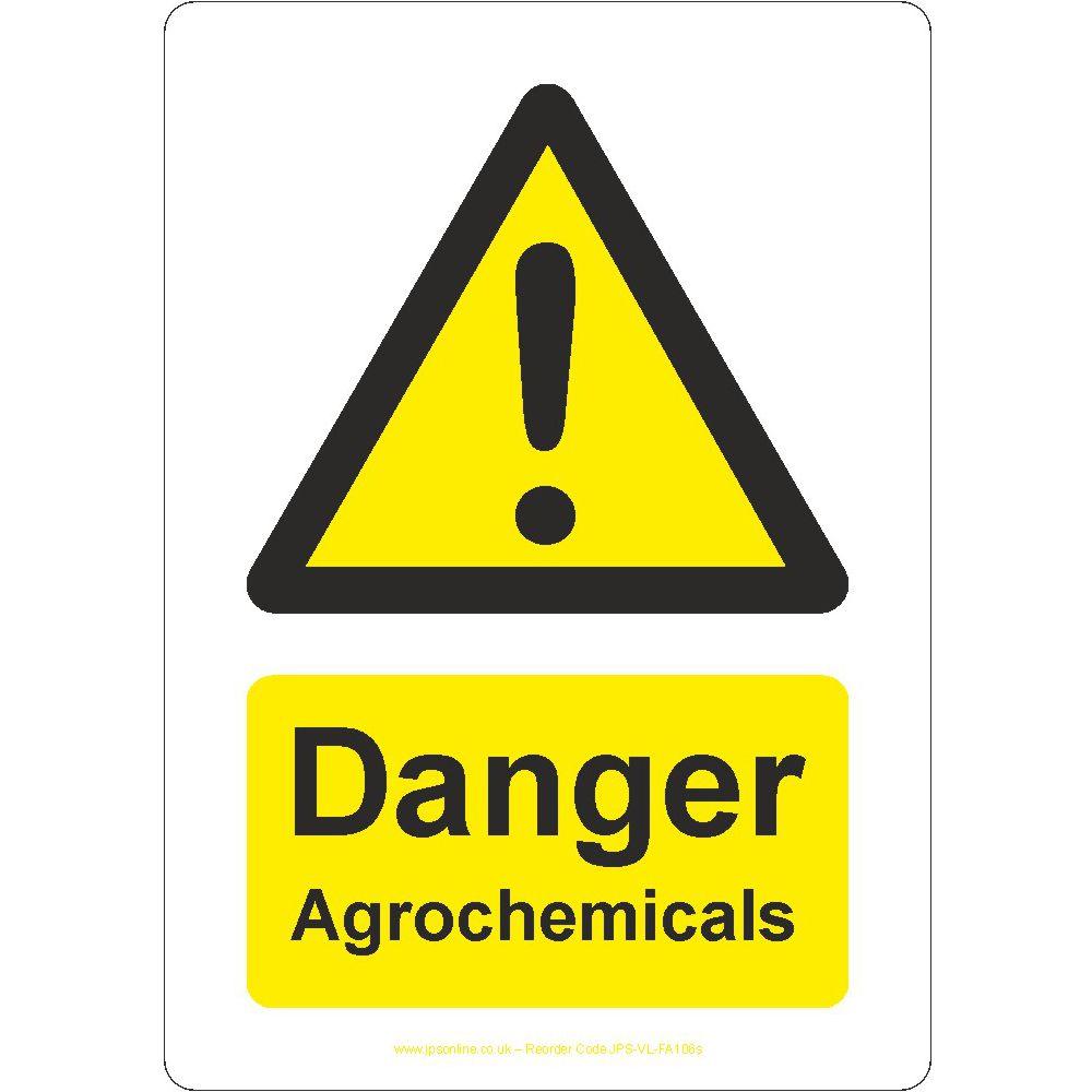 Danger Agrochemicals Sign - JPS Online Ltd