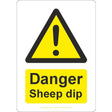 Danger Sheep Dip Sign - JPS Online Ltd