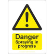 Danger Spraying In Progress Sign - JPS Online Ltd