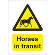 Horses In Transit Sign - JPS Online Ltd