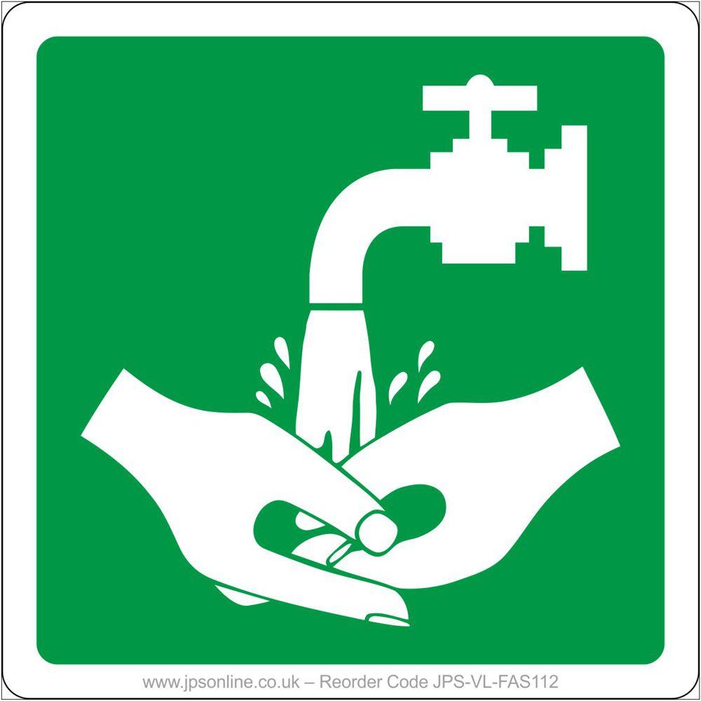 Emergency Hand Wash Sign - JPS Online Ltd