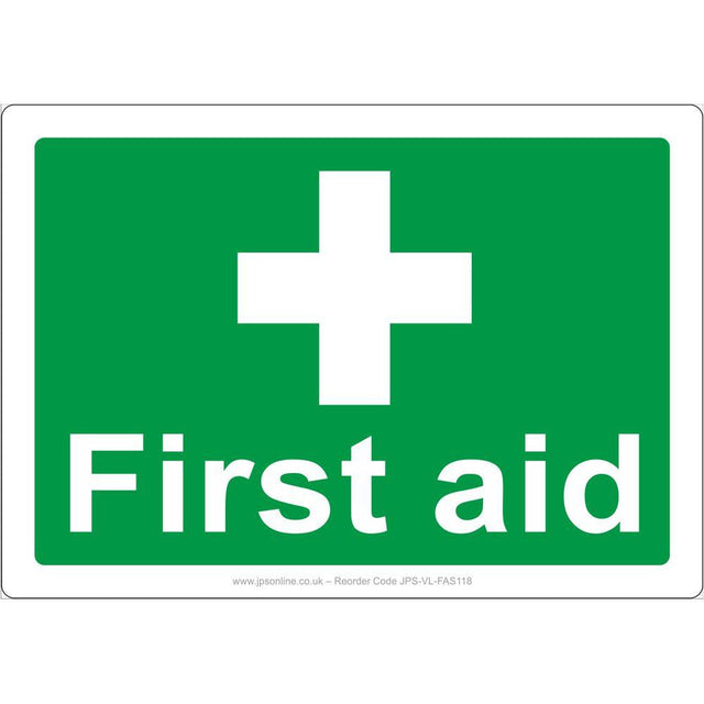 First Aid Sign landscape - JPS Online Ltd