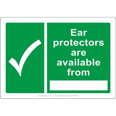 Ear Protectors Are Available From Sign - JPS Online Ltd