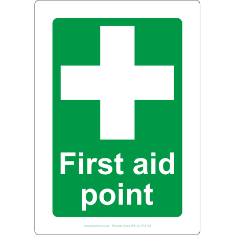 First Aid Point Sign - JPS Online Ltd