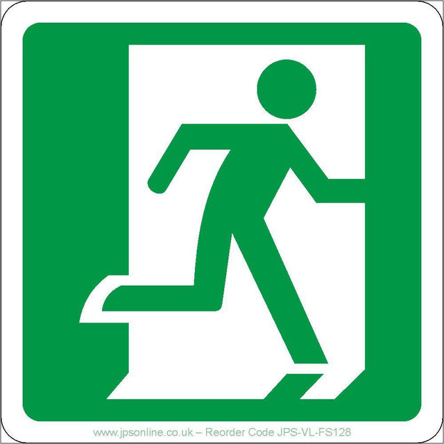 Fire Exit with Graphic Right Sign - JPS Online Ltd