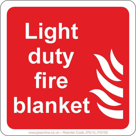 Light Duty Fire Blanket Sign - JPS Online Ltd