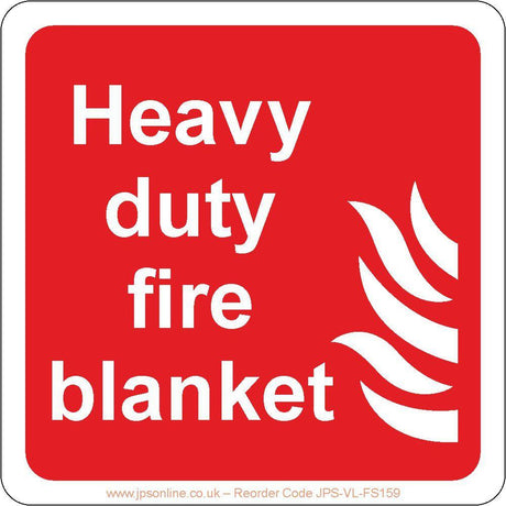 Heavy Duty Fire Blanket Sign - JPS Online Ltd