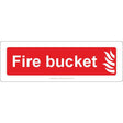 Fire Bucket Sign - JPS Online Ltd