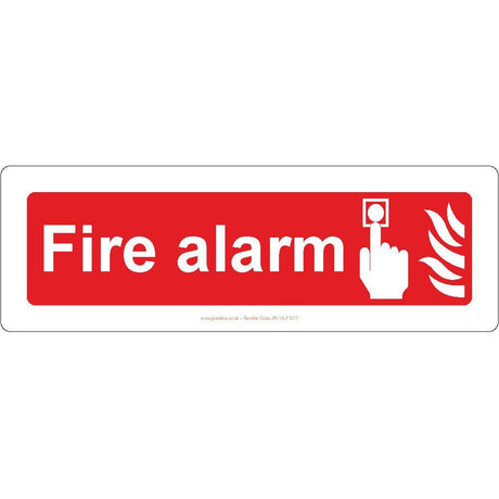 Fire Alarm Sign - JPS Online Ltd