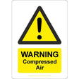 Warning Compressed Air Sign - JPS Online Ltd