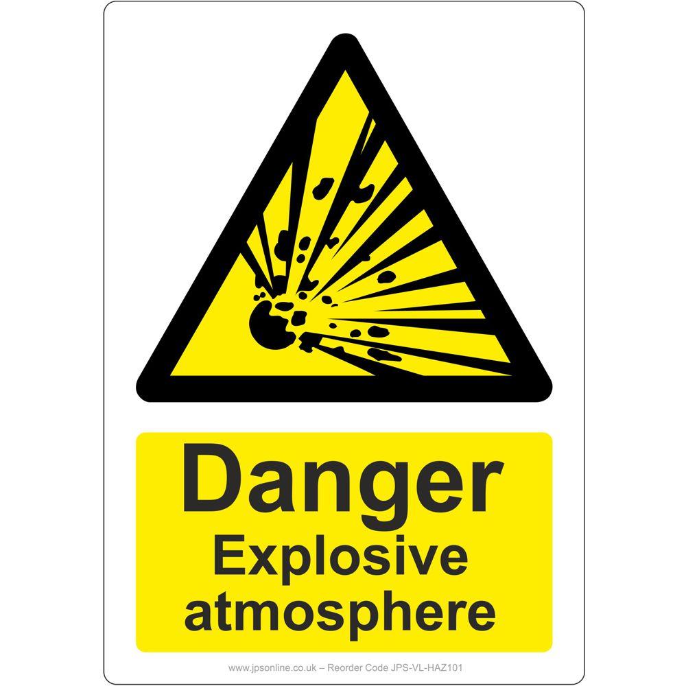 Danger Explosive Atmosphere Sign - JPS Online Ltd