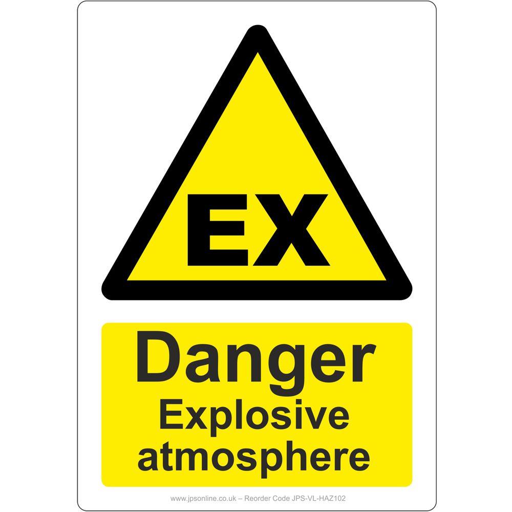 Danger Explosive Atmosphere (EX) Sign – JPS Online Ltd