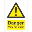 Danger Very Hot Water Sign - JPS Online Ltd