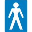 Male Toilet Sign - JPS Online Ltd