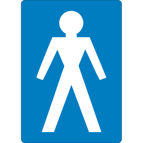 Male Toilet Sign - JPS Online Ltd