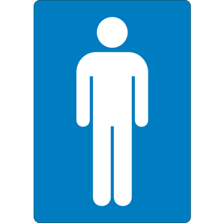 Male Toilet Sign - JPS Online Ltd