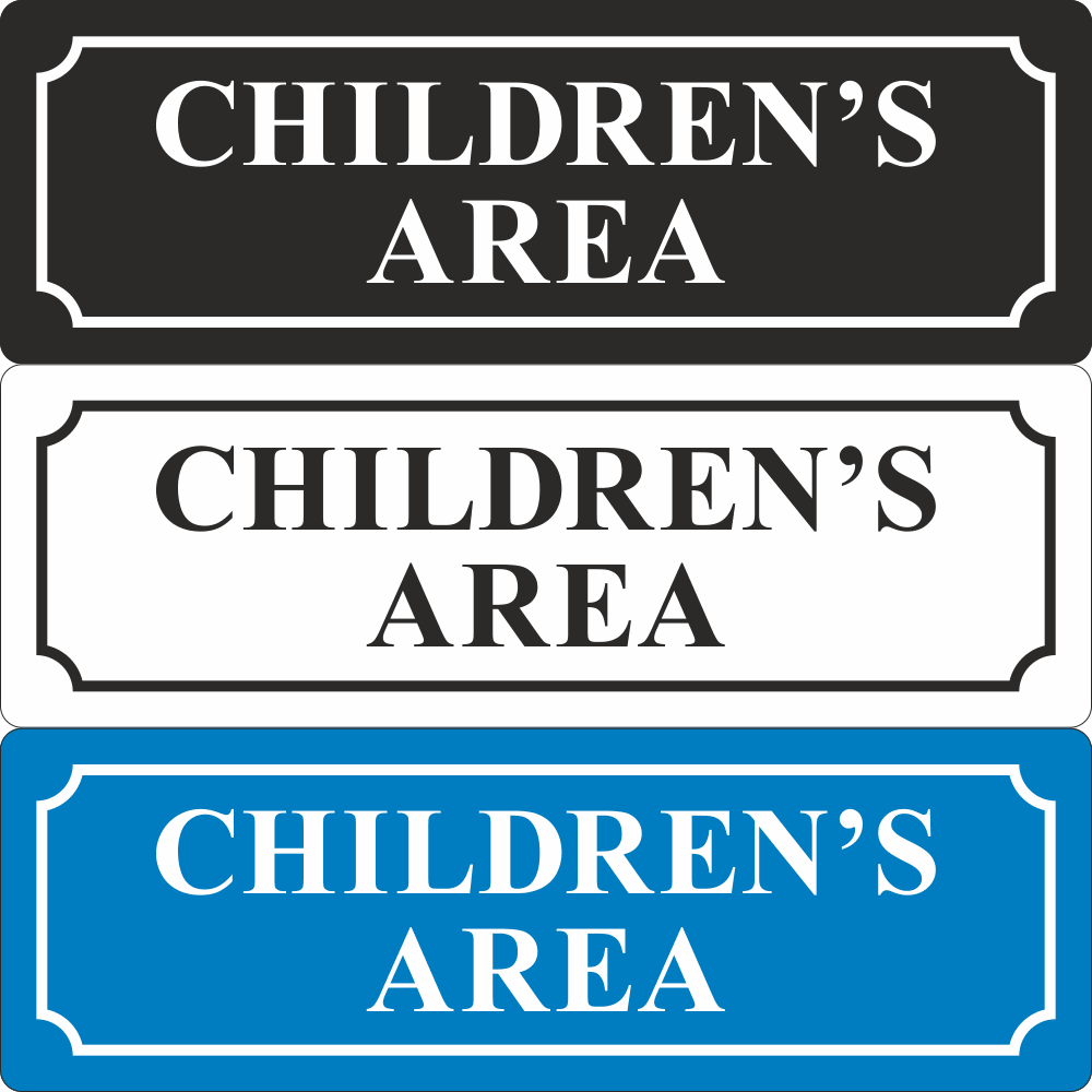 Childrens Area Sign - JPS Online Ltd