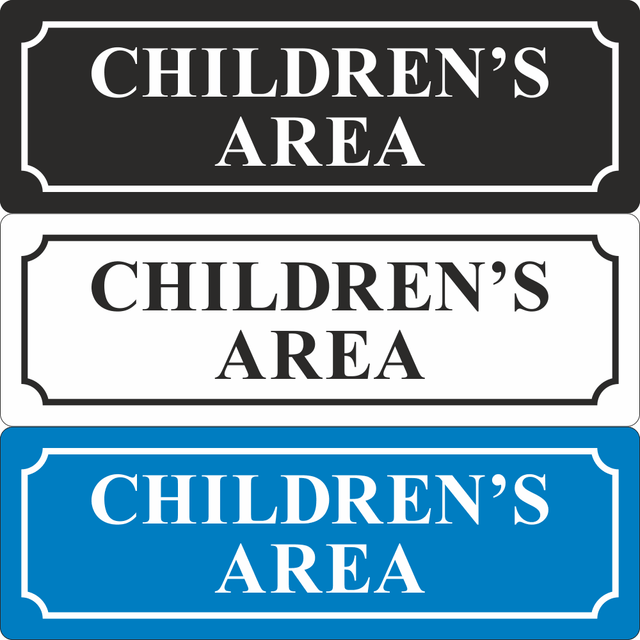 Childrens Area Sign - JPS Online Ltd