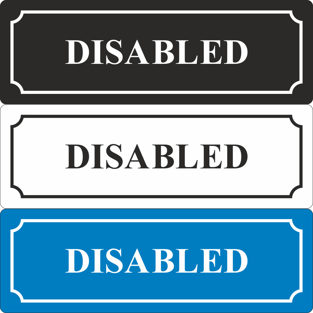 Disabled Sign – JPS Online Ltd