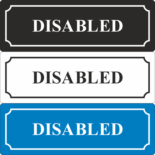 Disabled Sign - JPS Online Ltd