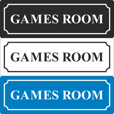 Games Room Sign - JPS Online Ltd