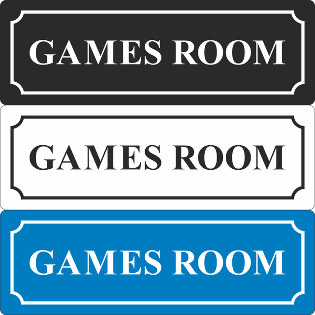 Games Room Sign - JPS Online Ltd