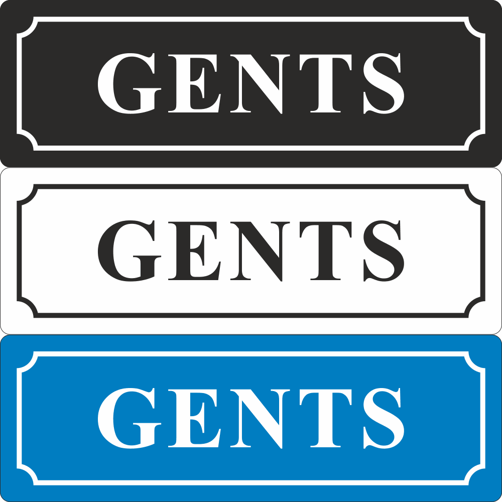 Gents Sign - JPS Online Ltd