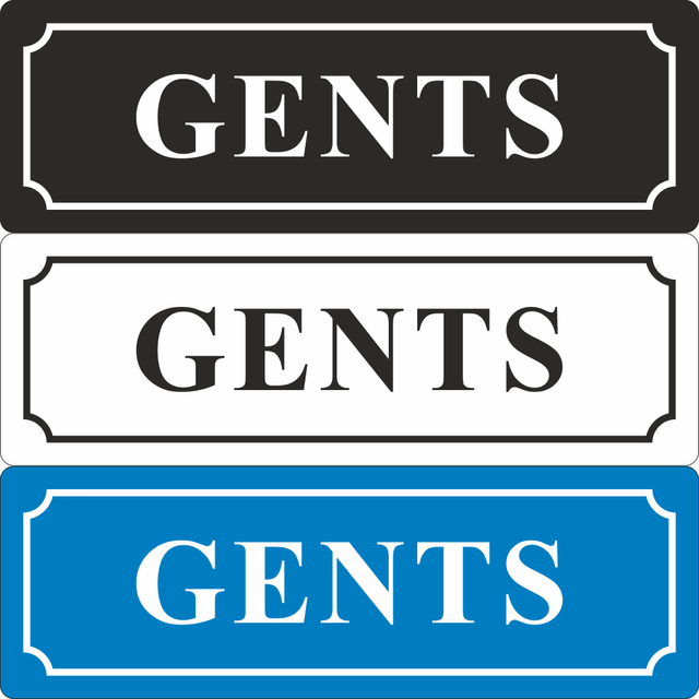 Gents Sign - JPS Online Ltd