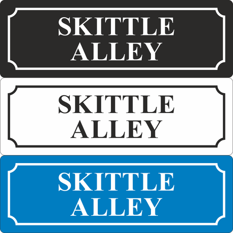 Skittle Alley Sign - JPS Online Ltd