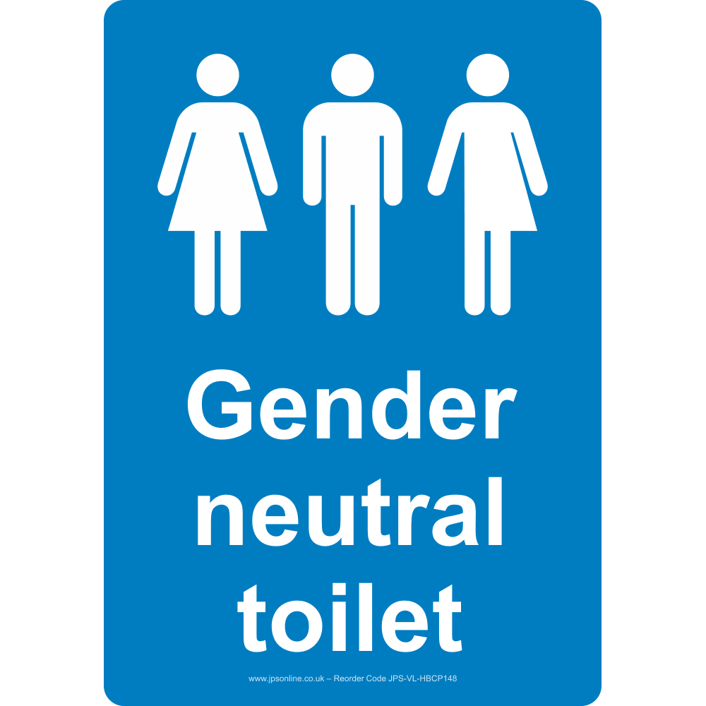 Gender Neutral Toilet Sign - JPS Online Ltd