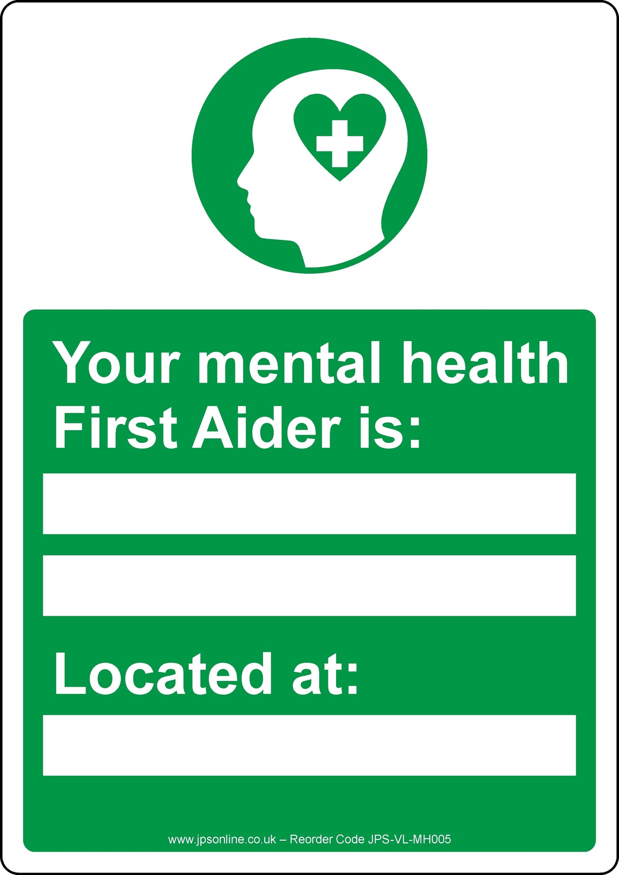 Your Mental Health First Aider Is Sign