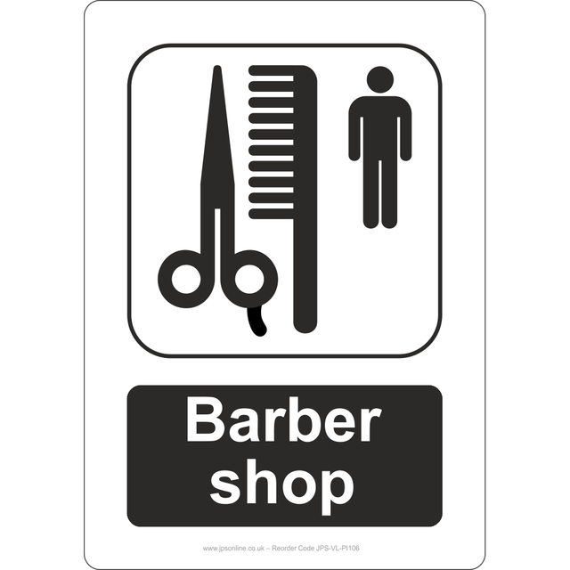 Barber Shop Sign - JPS Online Ltd