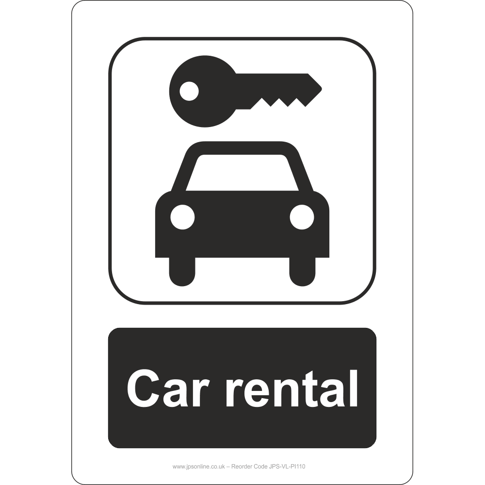 Car Rental Sign - JPS Online Ltd