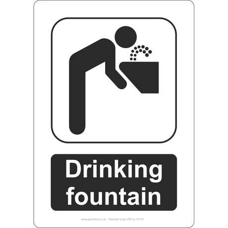 Drinking Fountain Sign - JPS Online Ltd