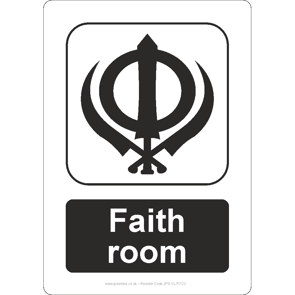 Sikhism Faith Room Sign - JPS Online Ltd