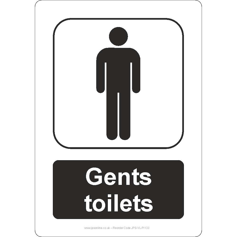 Gents Toilets Sign - JPS Online Ltd