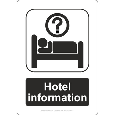 Hotel Information Sign - JPS Online Ltd