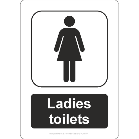 Ladies Toilets Sign - JPS Online Ltd