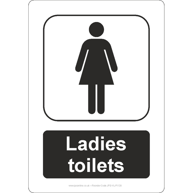 Ladies Toilets Sign - JPS Online Ltd