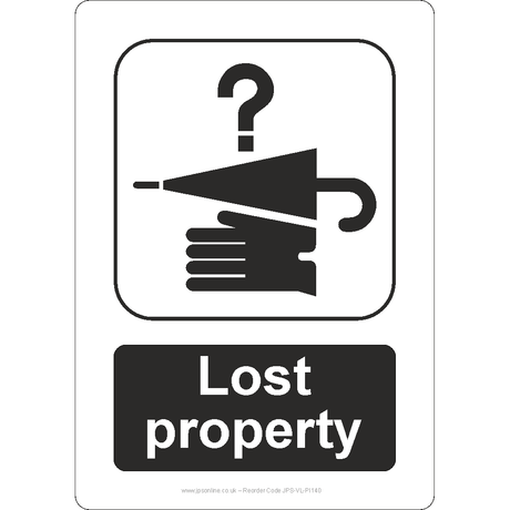 Lost Property Sign - JPS Online Ltd