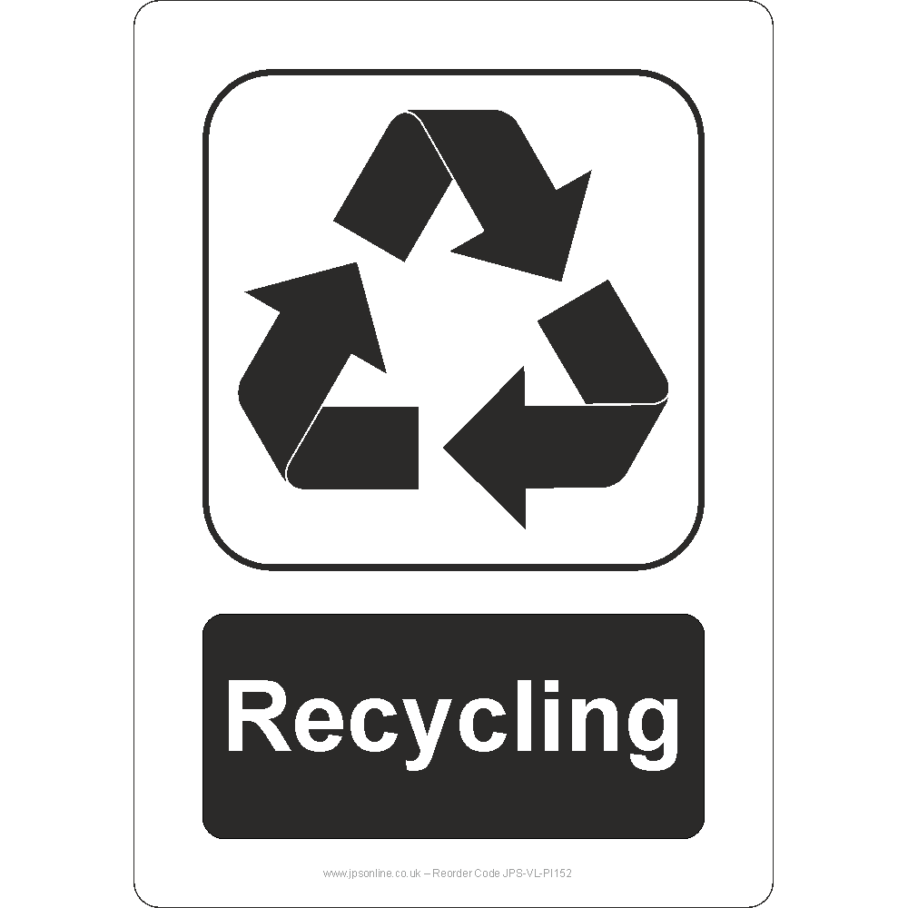 Pad Recycle Sign Recycling Sign – JPS Online Ltd