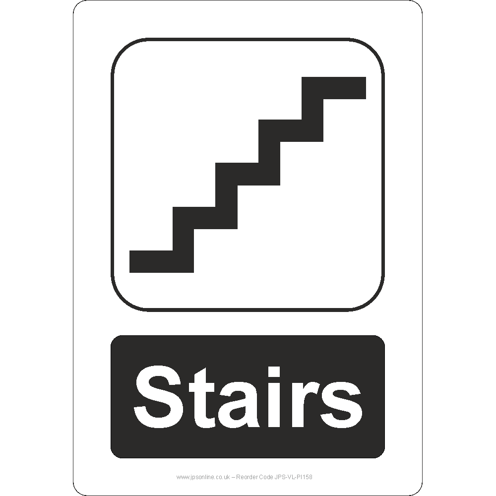Moveable Stairs Sign Stairs Sign – JPS Online Ltd