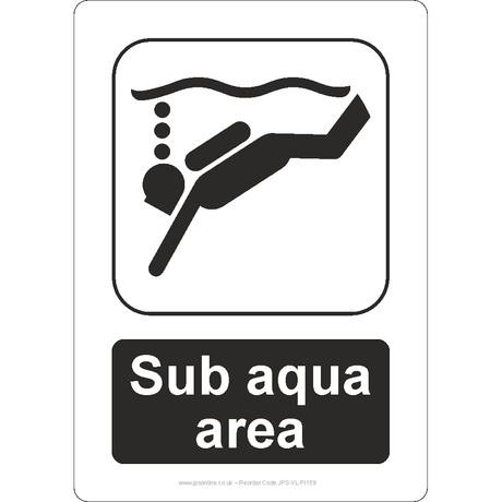 Sub Aqua Area Sign - JPS Online Ltd