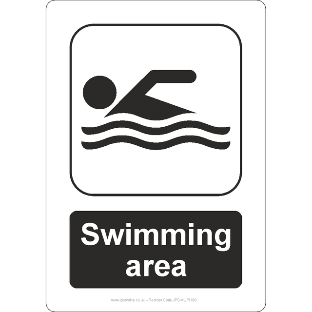 Swimming Area Sign - JPS Online Ltd