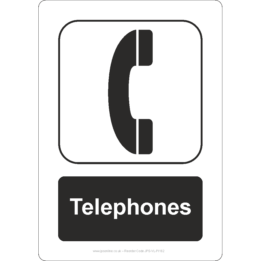 Telephones Sign - JPS Online Ltd