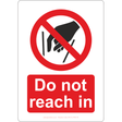 Do Not Reach In Sign - JPS Online Ltd