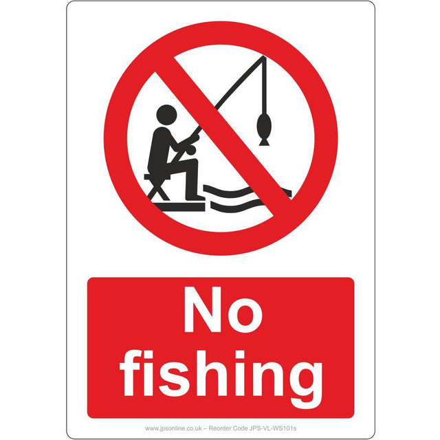 No Fishing Sign - JPS Online Ltd