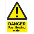 Danger Fast Flowing Water Sign - JPS Online Ltd